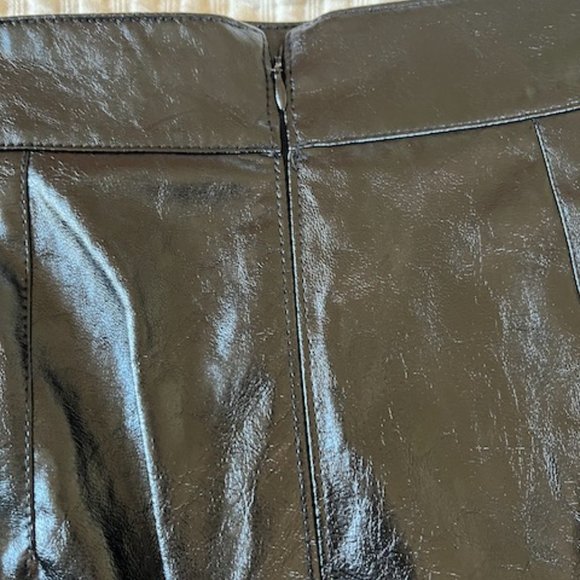 Marella Faux Leather Coated Pencil Skirt - 6 - Picture 9 of 15